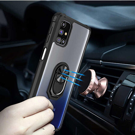 Galaxy M31S Uyumlu Zore Mola Kapak-Kırmızı