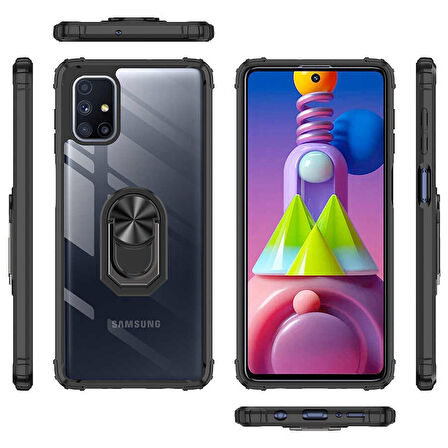 Galaxy M51 Uyumlu Zore Mola Kapak-Kırmızı