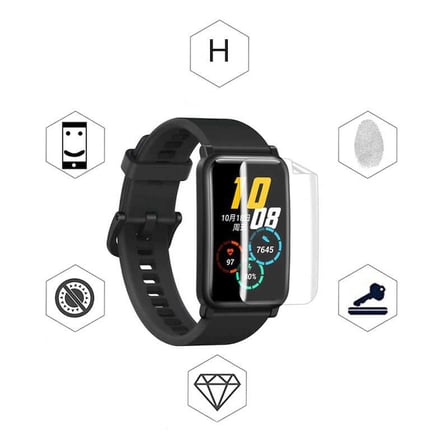 Huawei Watch Fit NVTH Narr Tpu Body Ekran Koruyucu - Renksiz