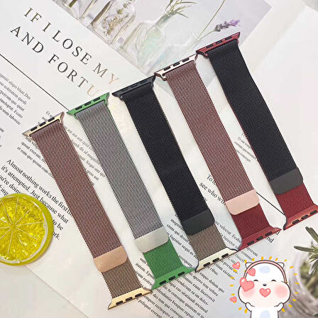 Watch Ultra 49mm Kordon Uyumlu KRD-22 Metal Strap Kayış CLO- NO5