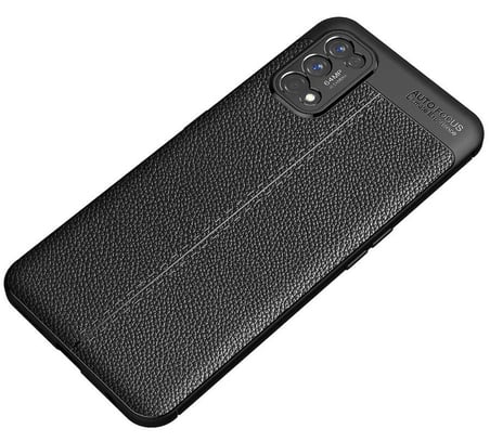Realme 7 Pro Kılıf OMSY Niss Silikon Kapak-Lacivert