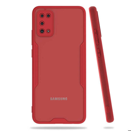 Galaxy A02S Uyumlu Zore Parfe Kapak-Kırmızı