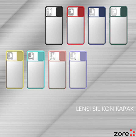Galaxy A31 Uyumlu Zore Lensi Kapak-Sarı