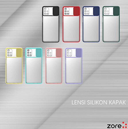 Galaxy M51 Uyumlu Zore Lensi Kapak-Sarı