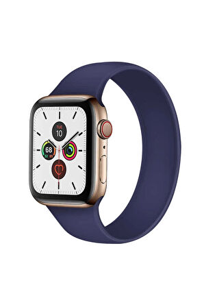 Apple Watch 40mm Uyumlu Krd-31 Solo Loop Small Kordon Gri