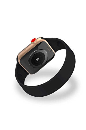 Apple Watch 38mm Uyumlu Krd-31 Solo Loop Small Kordon-siyah