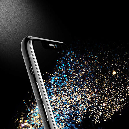 iPhone 12 Mini Uyumlu Zore Anti-Dust Privacy Temperli Ekran Koruyucu