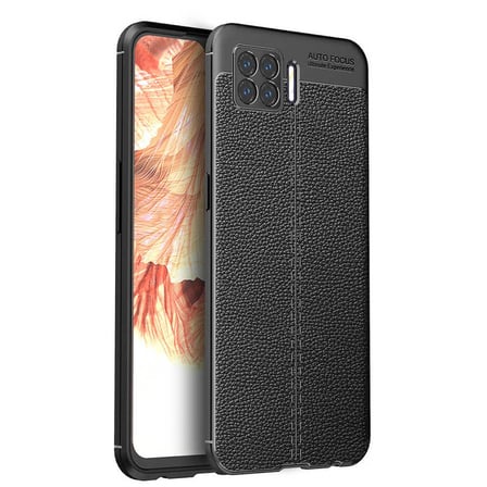 Oppo A73 Kılıf OMSY Niss Silikon Kapak-Siyah
