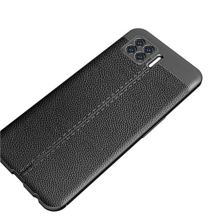 Oppo A73 Kılıf OMSY Niss Silikon Kapak-Siyah