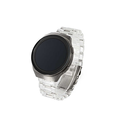 Galaxy Watch 46mm Uyumlu KRD-27 22mm Zore Kordon-Mavi