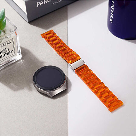 Galaxy Watch Active 2 40mm Uyumlu KRD-27 20mm Zore Kordon-Siyah