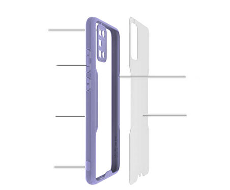 Galaxy A02S Uyumlu Zore Parfe Kapak-Pembe