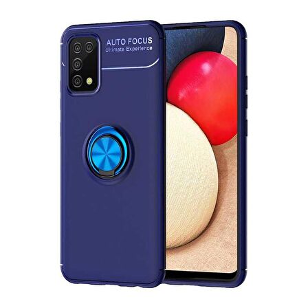 Galaxy A02S Uyumlu Zore Ravel Silikon Kapak-Mavi