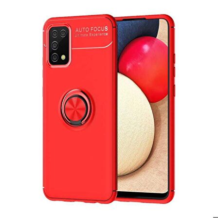 Galaxy A02S Uyumlu Zore Ravel Silikon Kapak-Kırmızı