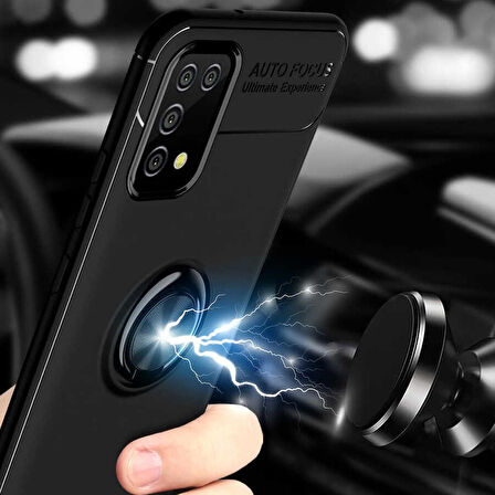 Galaxy A02S Uyumlu Zore Ravel Silikon Kapak-Kırmızı