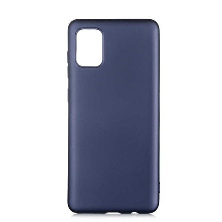 Galaxy A02S Uyumlu Zore Premier Silikon Kapak-Lacivert