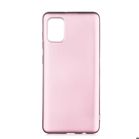Galaxy A02S Uyumlu Zore Premier Silikon Kapak-Rose Gold