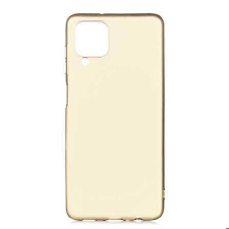 Galaxy A12 Uyumlu Zore Premier Silikon Kapak-Gold