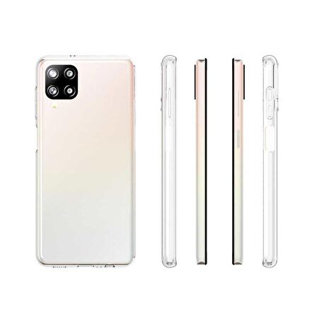 Galaxy M12 Uyumlu Zore Süper Silikon Kapak-Renksiz