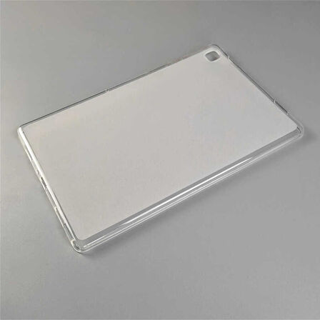 Galaxy Tab A7 10.4 T500 2020 Kılıf  Uyumlu ​OMSY Tablet Süper Silikon Kapak-Renksiz