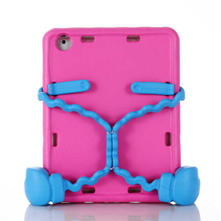 iPad 2 3 4 ​MKST Eva Boxer Tablet Silikon - Pembe Koyu