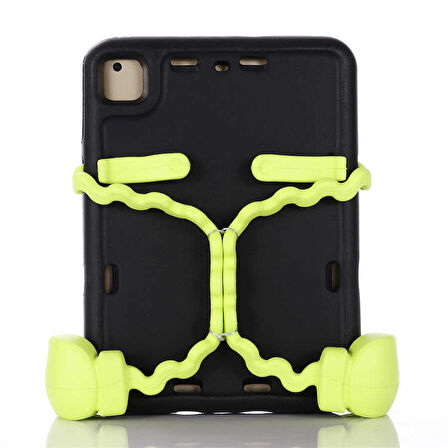 iPad 6 Air 2 ​EFFX Eva Boxer Tablet Silikon - Siyah