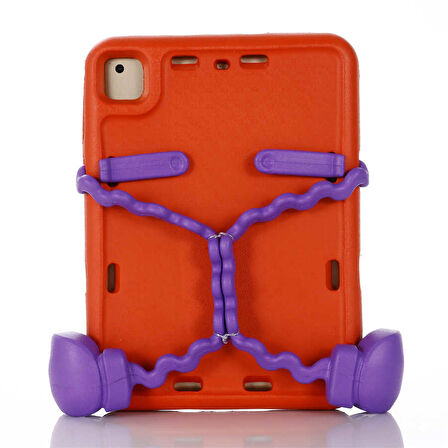 iPad 6 Air 2 ​EFFX Eva Boxer Tablet Silikon - Kırmızı