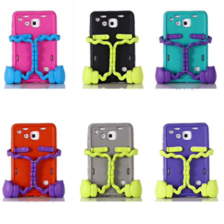 Galaxy Tab 4 7.0 T230 ​EFFX Eva Boxer Tablet Silikon - Mavi