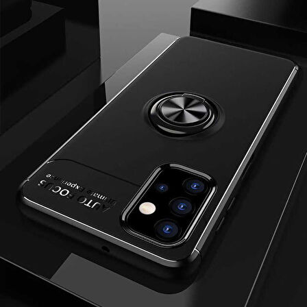 Galaxy A32 5G Uyumlu Zore Ravel Silikon Kapak-Siyah