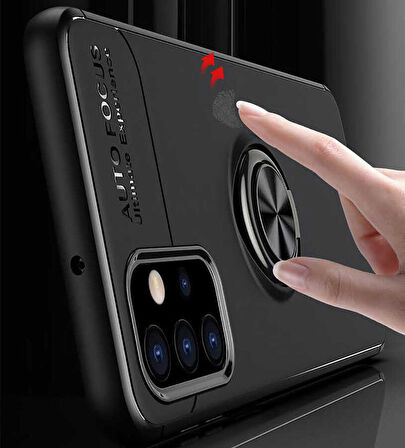 Galaxy A32 5G Uyumlu Zore Ravel Silikon Kapak-Siyah