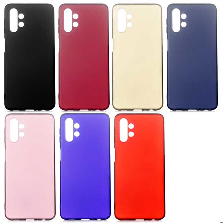 Galaxy A32 5G Uyumlu Zore Premier Silikon Kapak-Gold