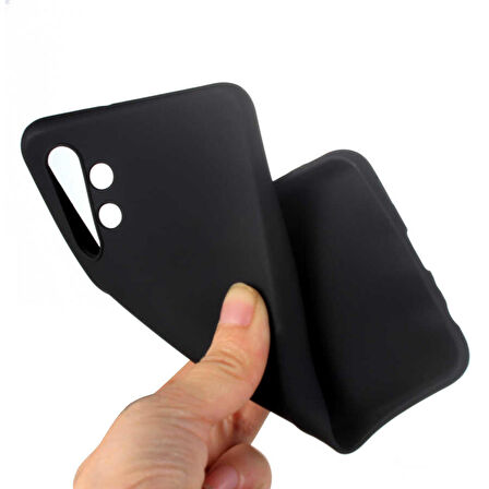 Galaxy A32 5G Uyumlu Zore Premier Silikon Kapak-Saks Mavi