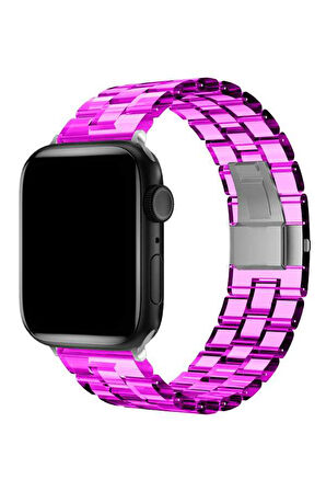 Watch 42mm Uyumlu KRD-33 Zore Kordon-Pembe