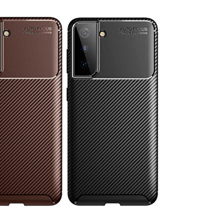 Galaxy S21 Plus Uyumlu Zore Negro Silikon Kapak-Siyah