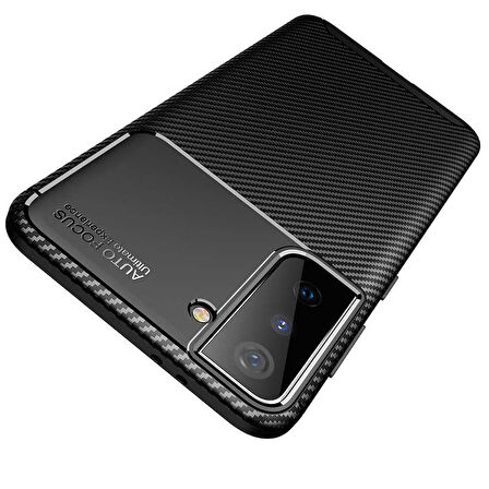 Galaxy S21 Plus Uyumlu Zore Negro Silikon Kapak-Siyah