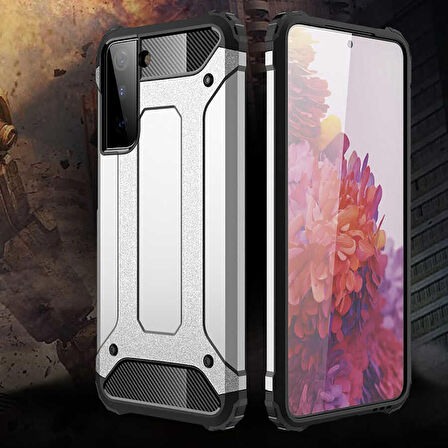 Galaxy S21 Plus Uyumlu Zore Crash Silikon Kapak-Rose Gold