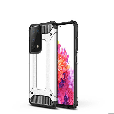 Galaxy S21 Ultra Uyumlu Zore Crash Silikon Kapak-Gri