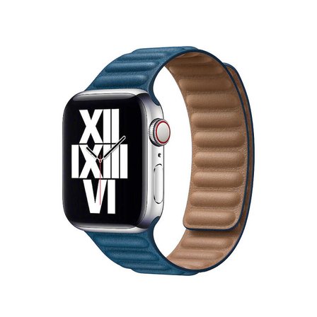 ​​​Watch 42mm Uyumlu KRD-34 Deri MKST Kordon-Mavi