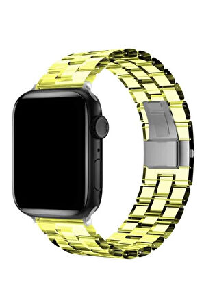 Apple Watch Ultra 49mm Kordon Uyumlu Krd-33 Strap Kayış - Mavi