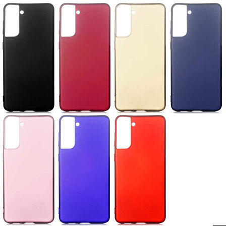 Galaxy S21 Uyumlu Zore Premier Silikon Kapak-Mürdüm