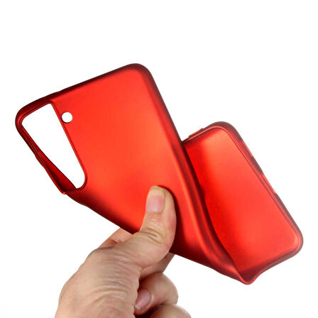 Galaxy S21 Uyumlu Zore Premier Silikon Kapak-Saks Mavi