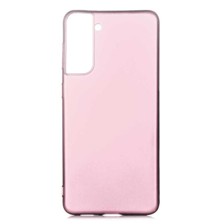 Galaxy S21 Plus Uyumlu Zore Premier Silikon Kapak-Rose Gold