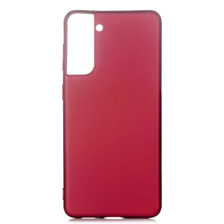 Galaxy S21 Plus Uyumlu Zore Premier Silikon Kapak-Mürdüm