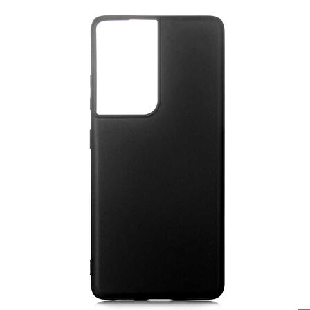 Galaxy S21 Ultra Uyumlu Zore Premier Silikon Kapak-Siyah