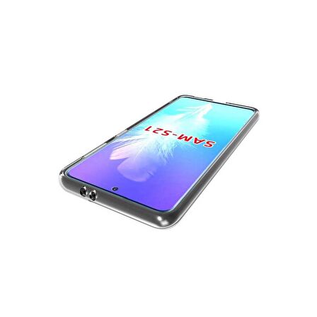 Galaxy S21 Uyumlu Zore Süper Silikon Kapak-Renksiz