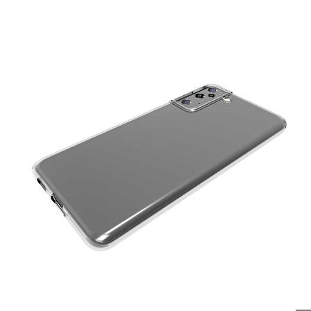 Galaxy S21 Plus Uyumlu Zore Süper Silikon Kapak-Renksiz