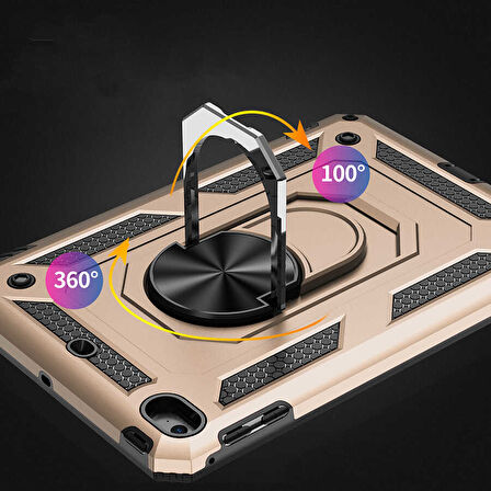 iPad Mini 4. Nesil  - Uyumlu Uyumlu ​FRMS Tablet Vega Kapak-Mavi