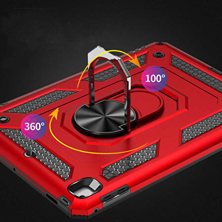 iPad 9.7 2017 (5.Nesil) - Uyumlu Uyumlu ​FRMS Tablet Vega Kapak-Mavi