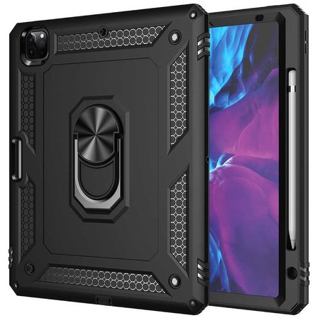 iPad Pro 12.9 2020 (4.Nesil) - Uyumlu Uyumlu ​ALT Tablet Vega Kapak-Siyah