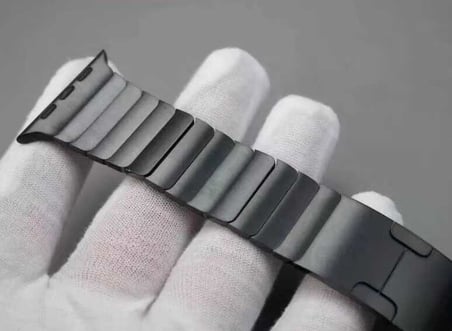 Watch 10 46mm Uyumlu KRD-35 Metal Kordon-Gümüş